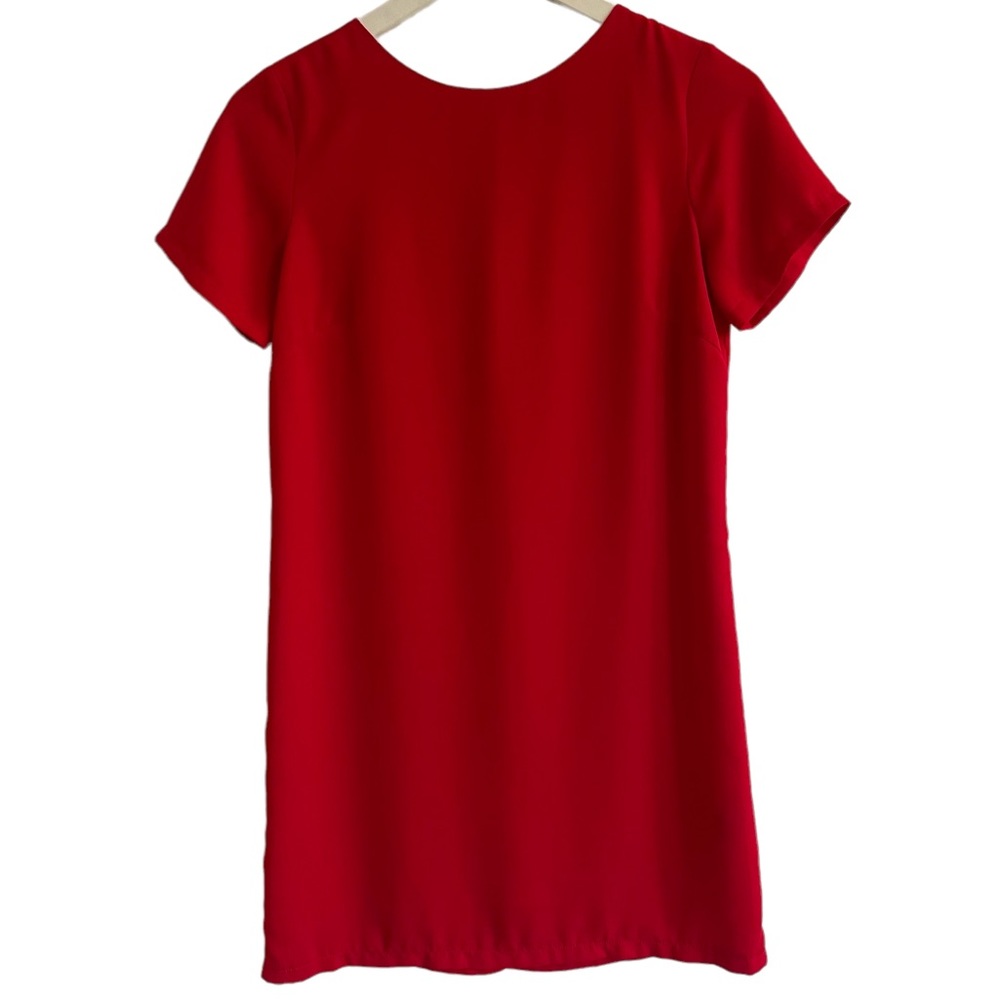 Lulu's Red Mini Shift Dress - Picture 2 of 6